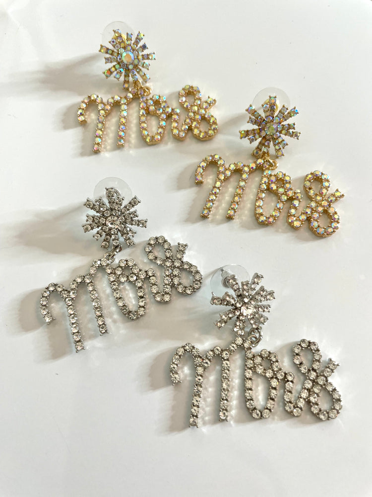Mrs. Rhinestone Diamond Earrings