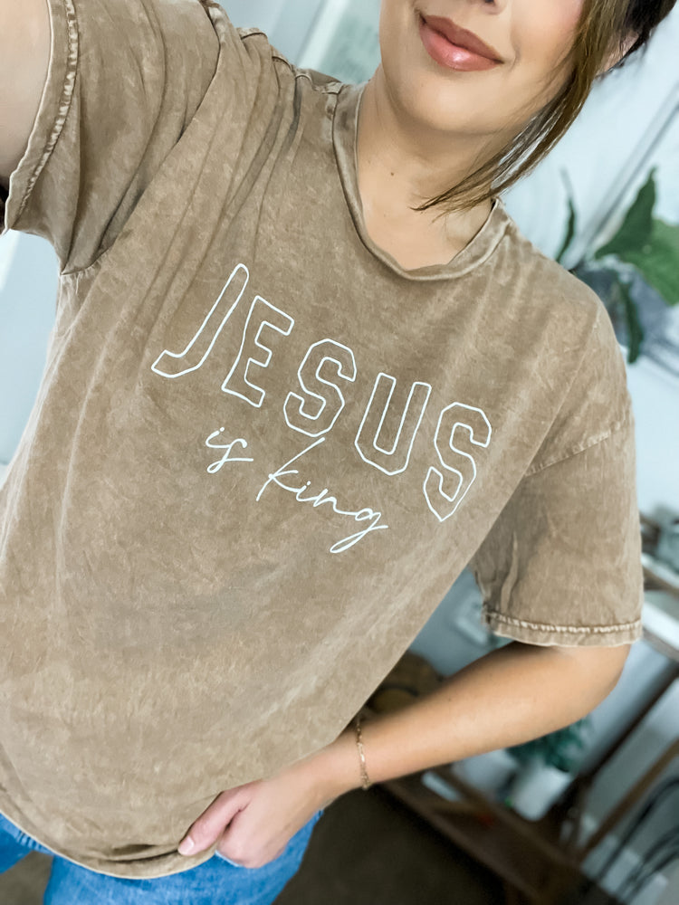 Jesus Is King | Tan |